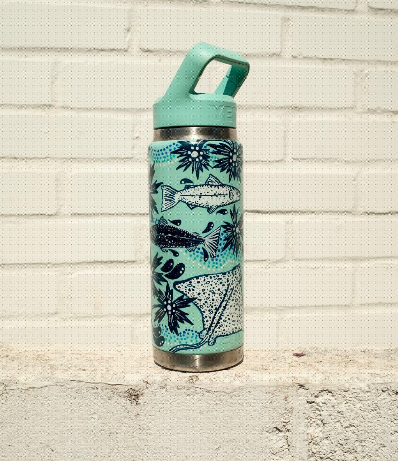 Second hand-painted object